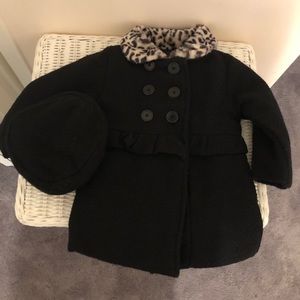 Penelope Mack Toddler Dress Coat with Beret
